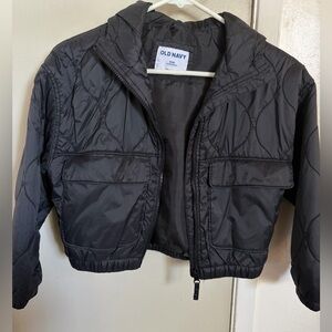 Old Navy Charcoal Kids Puffer Jacket